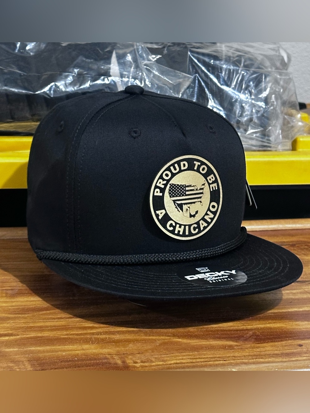 Proud To Be A Chicano Mexican American Snapback Hat Black Color Hat